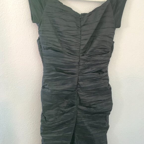 Alex Evenings Ruffled Black Gown Size 10 - Picture 9 of 9
